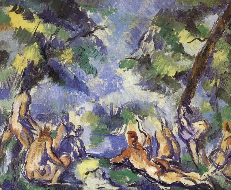 Paul Cezanne Bath nine women who France oil painting art
